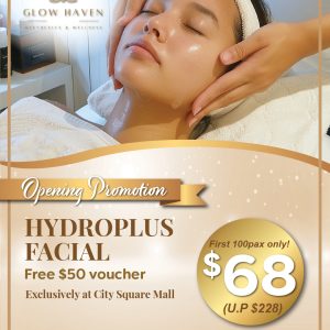 City Square Mall Outlet Exclusive! Hydroplus Facial First Trial – $68 (UP $228)